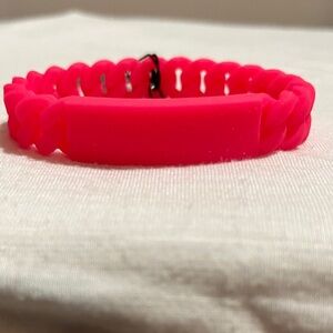 Marc by Marc Jacobs Pink Rubber Bracelet NWT Y2K Designer